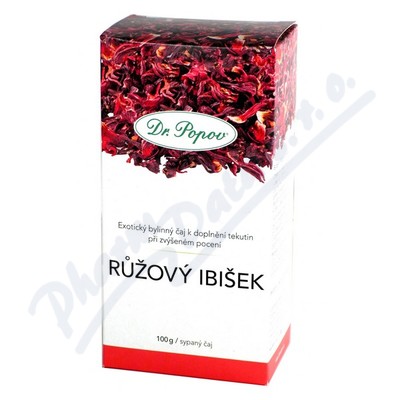 Dr.Popov Čaj Růžový ibišek 100g