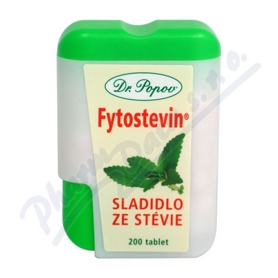 Dr.Popov Fytostevin sladidlo ze stévie tbl.200