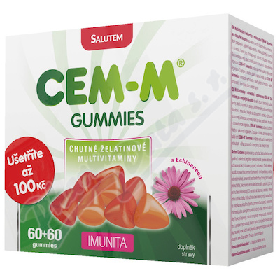 CEM-M gummies Imunita Dárkové balení tbl.60+60