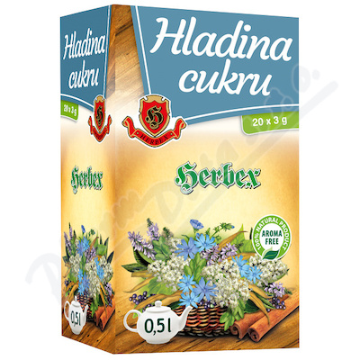 HERBEX Hladina cukru n.s.20x3g