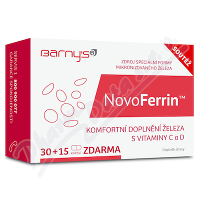 Barnys NovoFerrin cps.30+15 ZDARMA