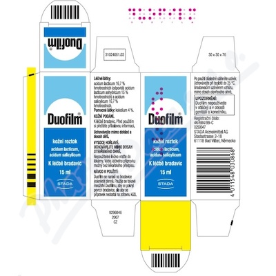 Duofilm 167mg/g+167mg/g drm.sol.15ml