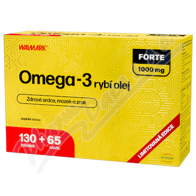 Walmark Omega 3 Forte 1000mg tob.130+65 Promo 2024