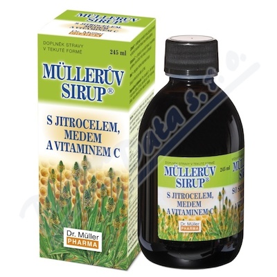 Müllerův sirup s jitrocelem medem a vit.C 245ml