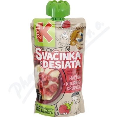 KUBÍK Svačinka jabl-ban-aronie-malina-krupice 100g