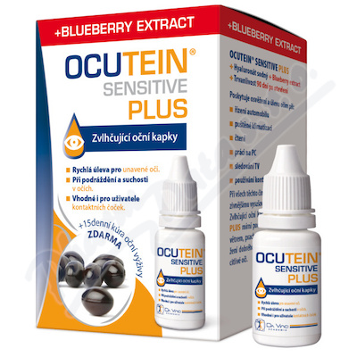 OCUTEIN SENSITIVE PLUS oční kapky 15ml+Fresh 15tob