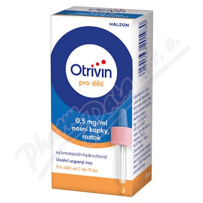 Otrivin pro děti 0.5mg/ml nas.gtt.sol.1x10ml