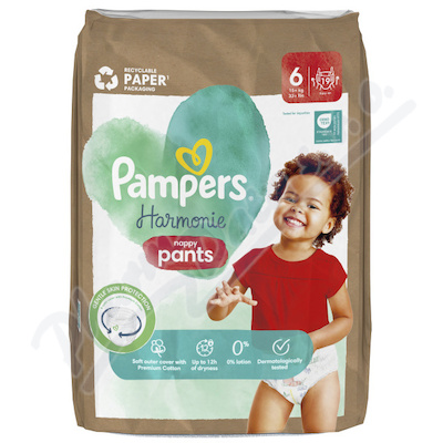 Pampers Harmonie Pants 6 plenk.kalhotky 15+kg 19ks