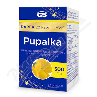 GS Pupalka 500mg cps.90+20 dárek