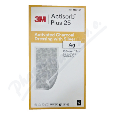 Actisorb Plus 25 krytí 10.5x19cm 10ks