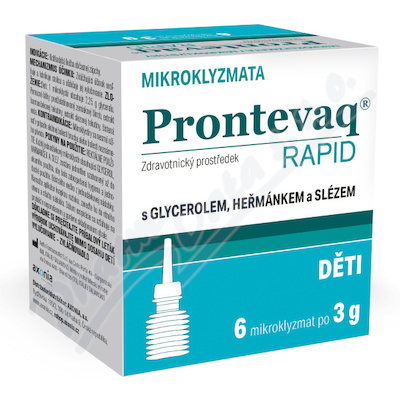 Prontevaq  RAPID mikroklyzma děti 6x3g