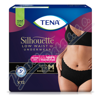 TENA Silhouette Plus Black M ink.kalh.12ks 780201