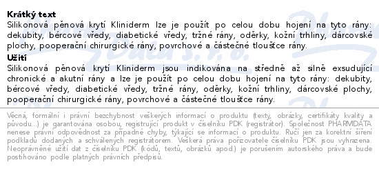 Pěn.silik.obvaz Kliniderm sacrum okr.22.5x22.5 5ks