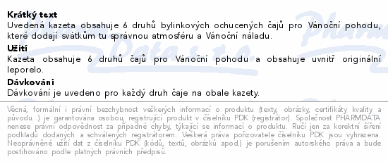 LEROS Vánoční bylinková nadílka s leporelem