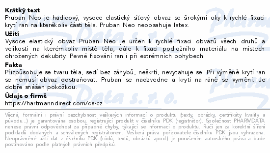 Pruban Neo elast. hadicový obvaz č.6 1m 70-120cm